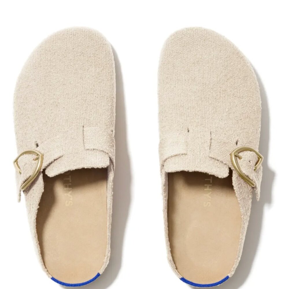 New in Box Rothy's Boucle Buckle Clog Honeybun 9